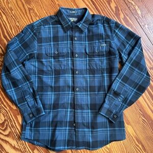 Eddie Bauer Men's Blue Flannel Shirt